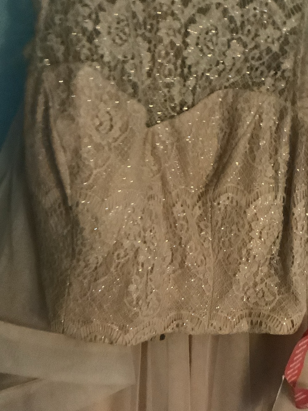 Amsale Sheer Layered Tulle Gown in Champagne